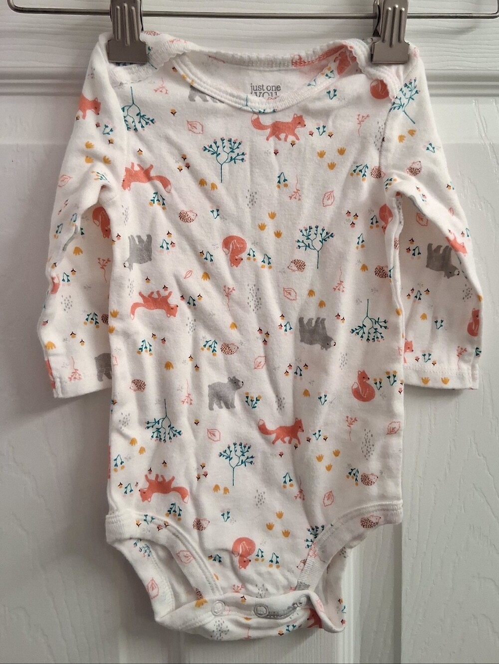 Carters Fox And Bear Bodysuit 6 Months
